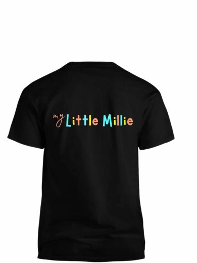 My Little Millie logo tshirt black
