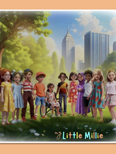 My Little Millie™️ Multicultural poster