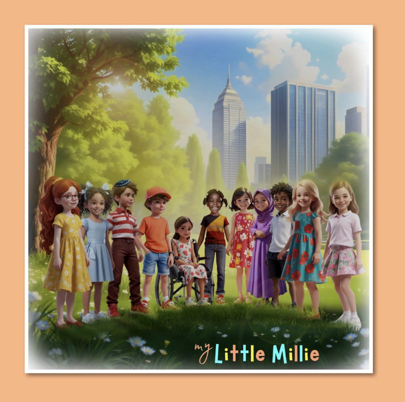 My Little Millie™️ Multicultural poster